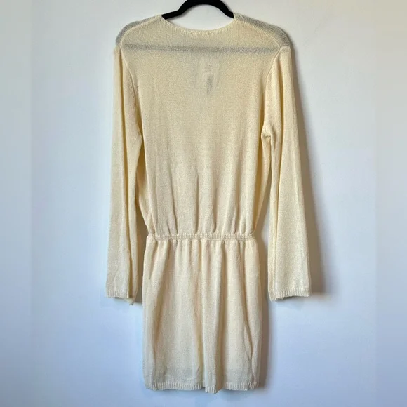 12th Tribe Alma Cream Knit Mini Dress - Size XL - Picture 9 of 16